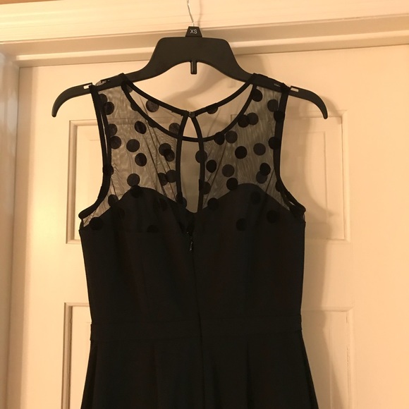 Polka Dot Black Dress - Picture 4 of 5